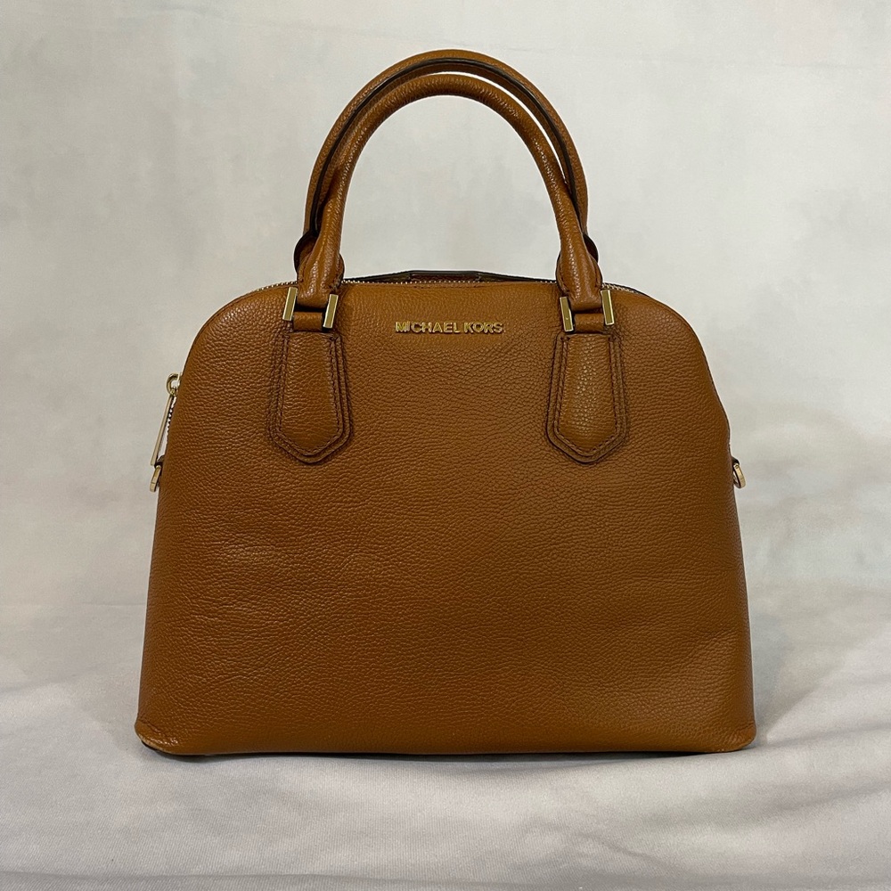 Michael Kors Tan Leather Satchel - Picture 2 of 13
